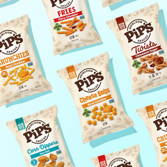 Pip’s Heirloom Cinnamon Churro Twists – 4.5 oz Bags (6 pk) – Better For You Swee