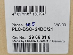 NEW Phoenix Contact PLC-BSC-24DC/21 Relay Base, 6.2mm, PLCBSC24DC21 Box of 5