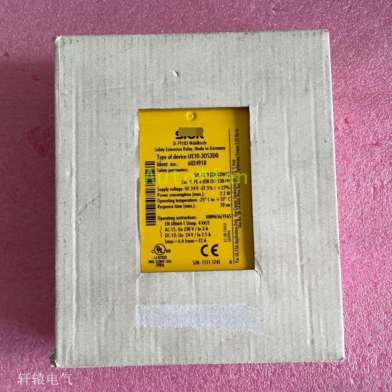 1pcs brand new UE10-30S3D0 order No. 6024918 safety relay