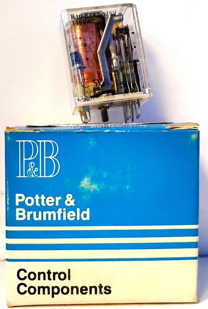 Potter & Brumfield R10-E1X2-115V 115 V AC 5 A DPDT Relay