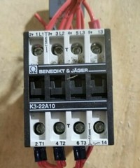 Benedikt Jager K3-22A10 110V 50Hz 110-120V 60Hz Used Contactor
