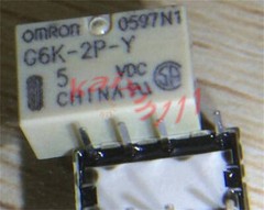 5PCS Omron 8Pins G6K-2P-Y 5VDC Relay NEW
