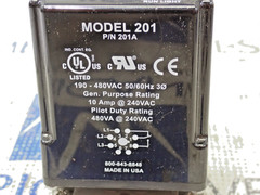 SymCom Motor Saver 201A Relay 190-480V 10Amp@240V Base SR2P-06
