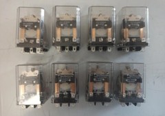 Lot of 8 POTTER & BRUMFIELD KUP-11D15-24 RELAYS 3541, 24VDC, 10A. 120VAC Good