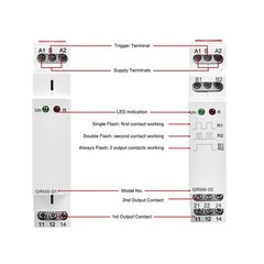 GRM8 Electronic Latching Relay Memory Relay Impulse Relay SPDT 16A Wide Range…