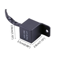 2-Pin Electronic LED Flasher Relay for Motorcycle Turn Signals