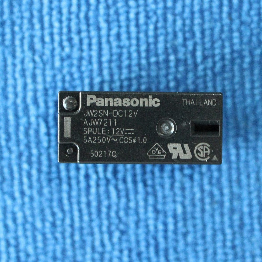 5pcs 12V 8pins JW2SN-DC12V AJW7211 5A 250VAC Relay