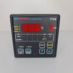 TECSYSTEM T154 Protection Relay Controller ,4-Channel Temp Monitoring / Untested