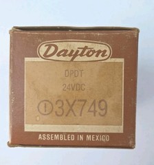 Dayton 3X749E General Purpose Relay 30A 2HP 240V 50/60HZ, Old New Stock – READ