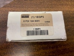 1 DAY SHIPS DAYTON 8 PIN 12A 300V RELAY