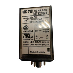 TE Schrack MT221024 Multimode Power Relay, 10A/250VAC, 24VDC **Free Shipping**