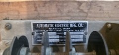 Antique Automatic Electric Mfg Co 4 Pole Relay Contactor Mankato MN Industrial