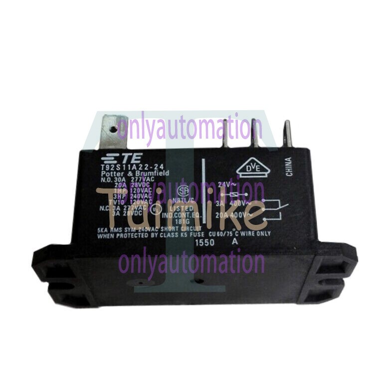 24PCS TYCO T92S11A22-24 24VAC Power Relay 30A 277VAC 8Pins~