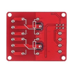 2 Channel 24V Relay Module Board, Optocoupler Isolation, High Low Level Trigger