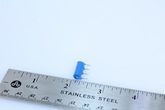Fujitsu FRL764D24/4AS SPST N/O 5VDC 1.3K OHM 4 Form A round blue relay qty=1