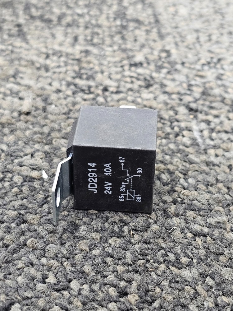 (QTY 25) JD2914 Automotive Car Relay, 5-Pin Waterproof 24V 40A Black