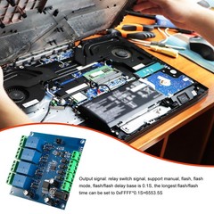 Modbus RTU 4-Way Relay Module 7-24V Relay Module Switches RS485/TTL Input9844-