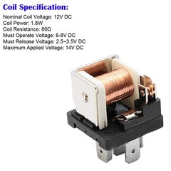 Gebildet 4pcs JD1914 Car Relay Harness 12V 40A 4 Pin SPDT with Builtin Diode …